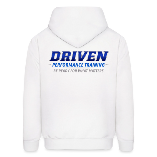 Driven Performance Training Hoody Black - white