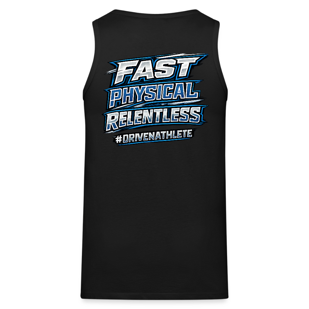 Fast, Physical, Relentless Tank Top - black